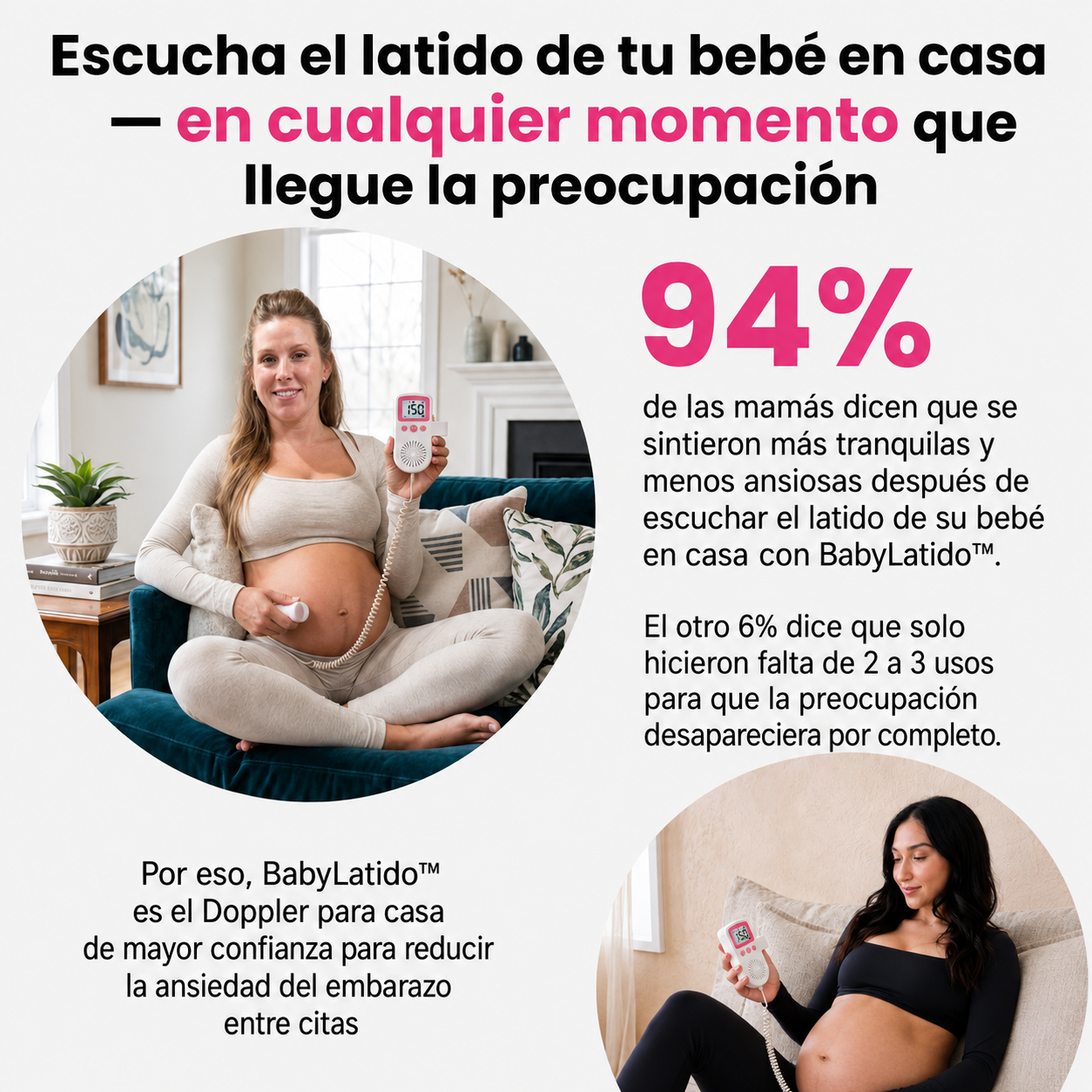 BabyLatido™ — Escucha el latido de tu bebé desde casa