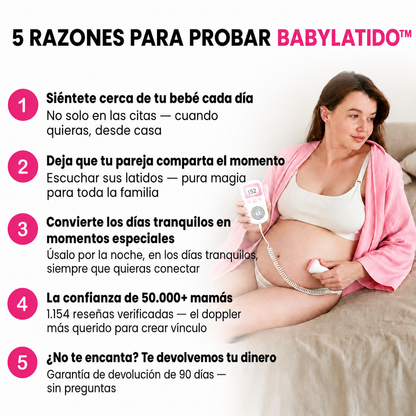 BabyLatido™ — Escucha el latido de tu bebé desde casa