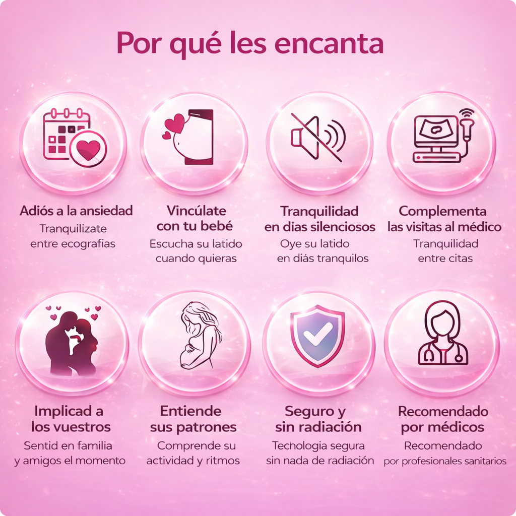 BabyLatido™ – Monitor para escuchar el latido de tu bebé