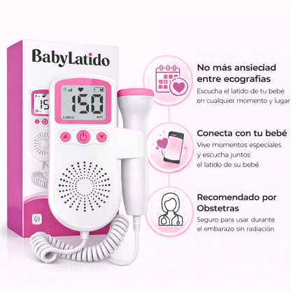 BabyLatido™ – Monitor para escuchar el latido de tu bebé