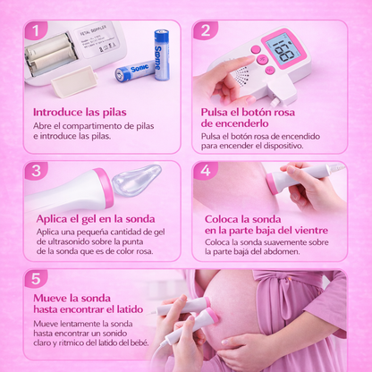 BabyLatido™ – Monitor para escuchar el latido de tu bebé