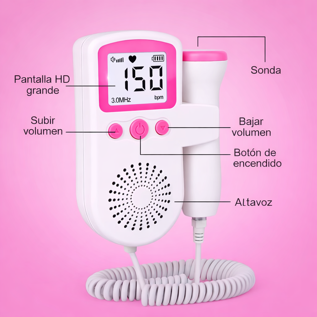 BabyLatido™ – Monitor para escuchar el latido de tu bebé